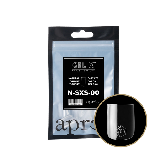 APRES Gel-X Natural Square Extra Short Refill