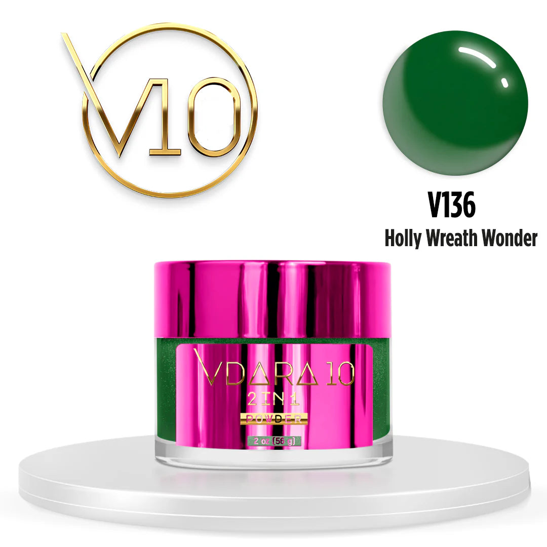 Vdara10 V136 Powder - Holly Wreath Wonder