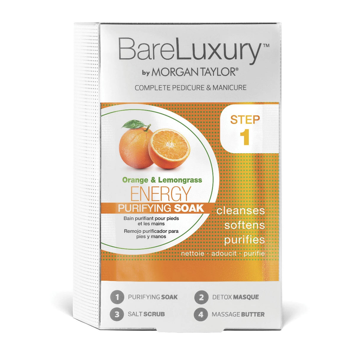 Morgan Taylor Bareluxury Energy Orange & Lemongrass