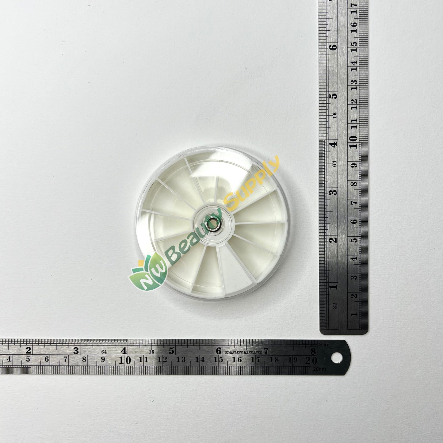 KL Empty 12 Slot Round Plastic Charm Tray