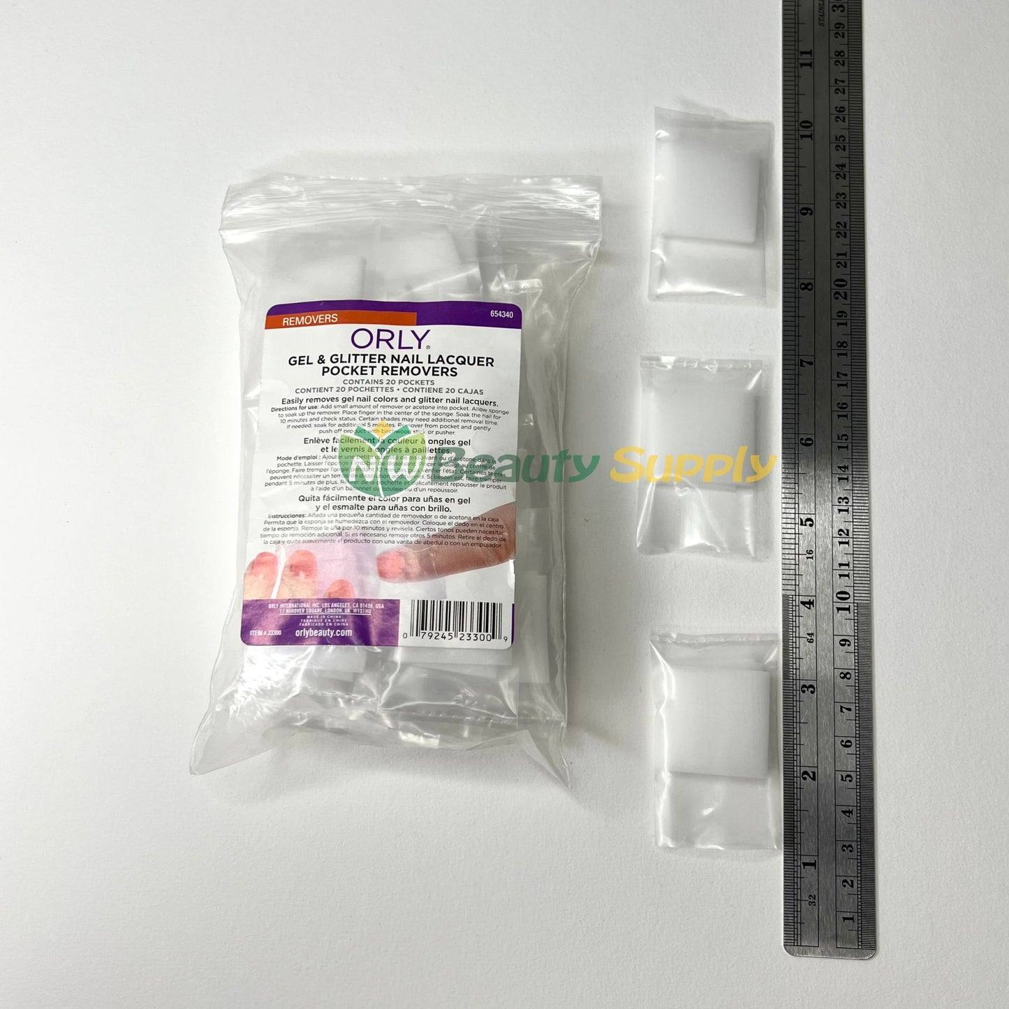 Orly Gel & Glitter Nail Lacquer Pocket Removers Pack