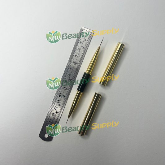 LIA Dual End Gold Handle Liner Art Brush