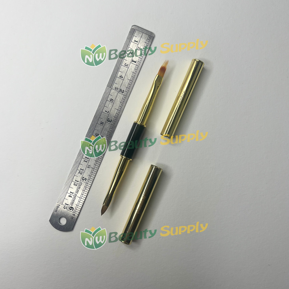 LIA Dual End Gold Handle Ombre/3D Art Brush