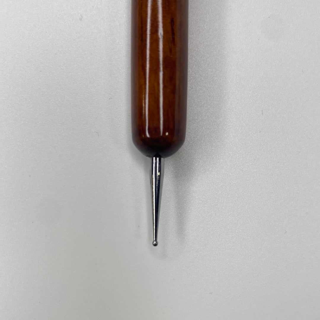 #12 777F Red Wood handle French Brush w Dotting Tool