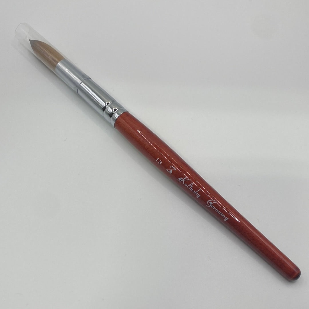 Z Wood Handle Kolinsky Brush #18