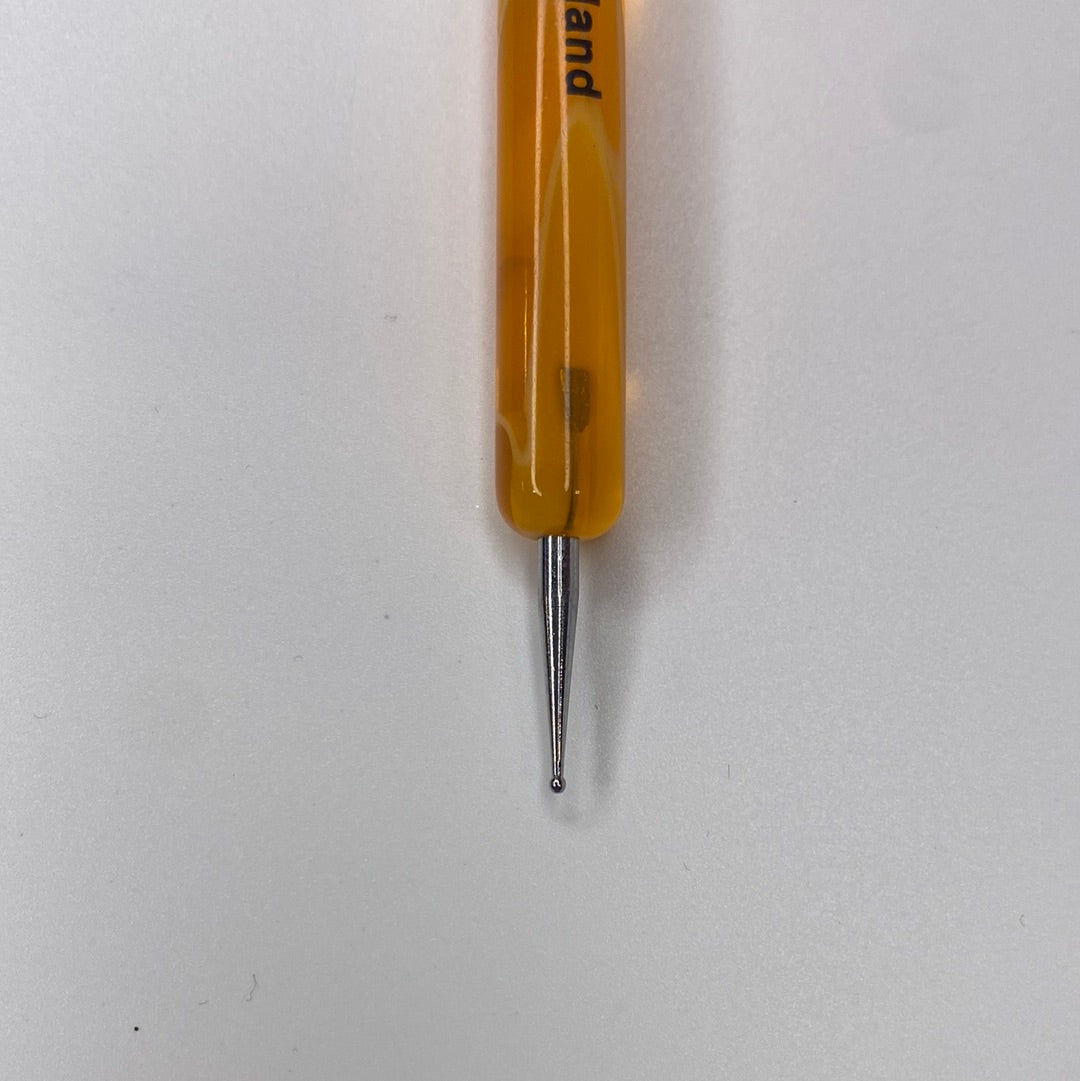 #12 666 Marble Handle French Brush w Dotting Tool