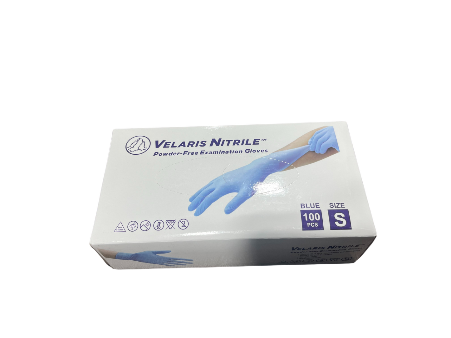 Velaris Blue Nitrile Glove Box