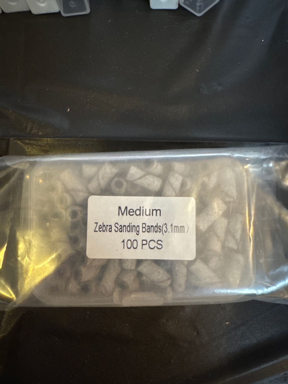Premium Mini Zebra Bands Medium 100ct