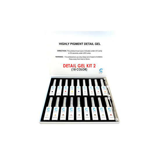 Chisel Detail Liner Gel Art Kit (18 pc)