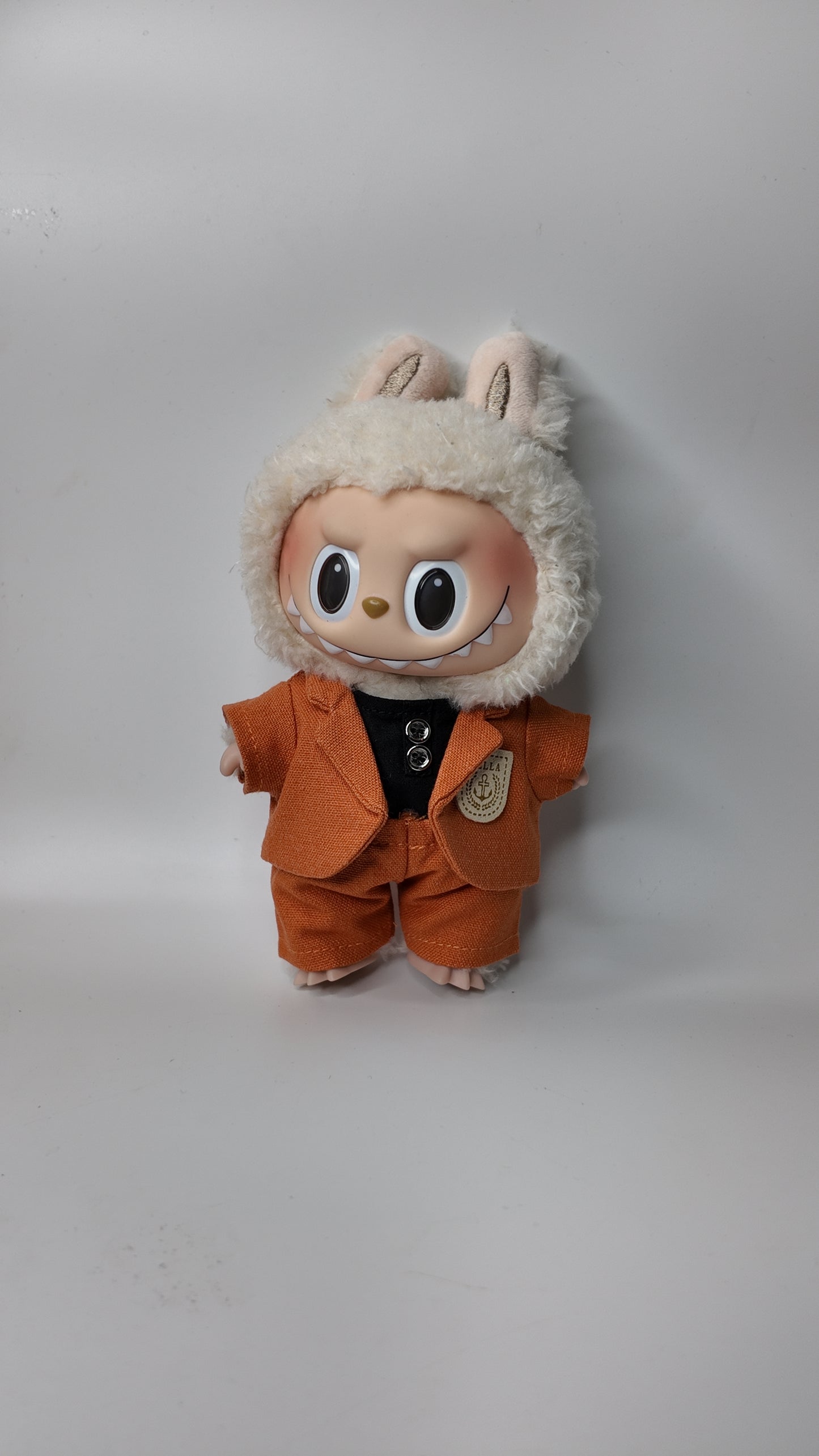 Doll Clothes fits Labu #109 Orange and Black outfit