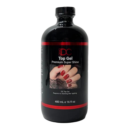 DNDDC Top Coat Gel Premium Shine (16oz Refill)