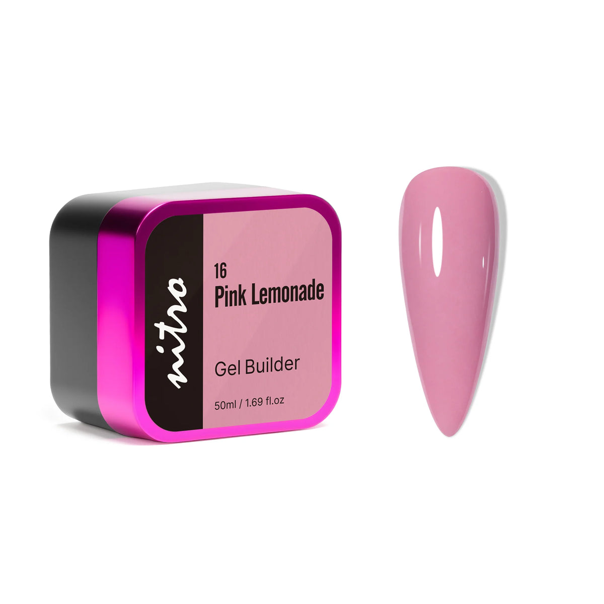 NITRO Builder Gel in Jar - 16 Pink Lemonade