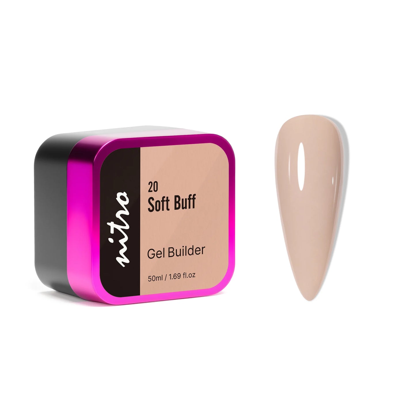 NITRO Builder Gel in Jar - 20 Soft Buff