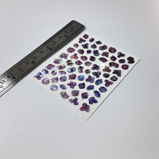 Holographic Flower Petals Sticker Decal