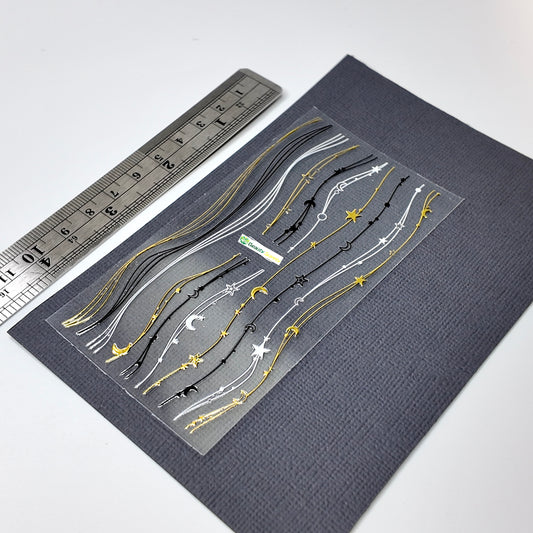 Long Star Strand Sticker Decal