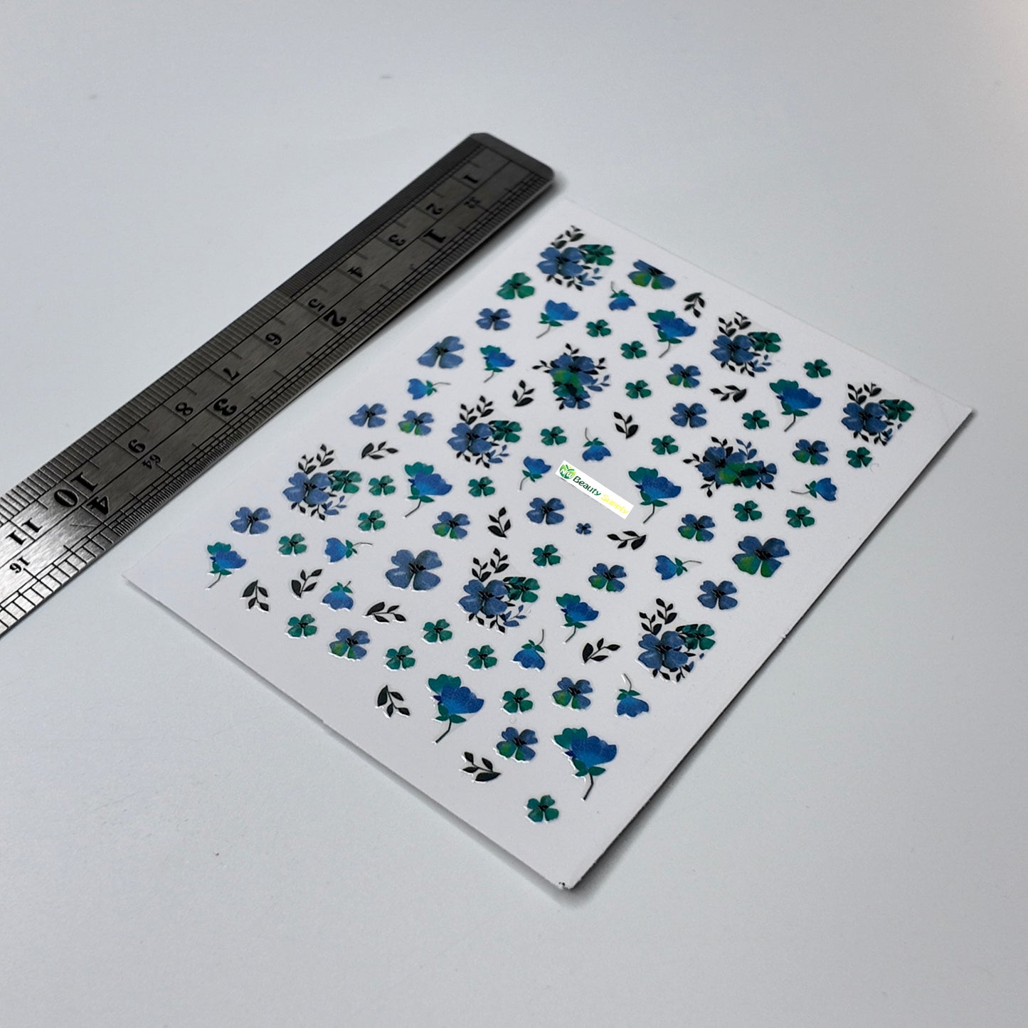 Blue Flower Sticker Decal