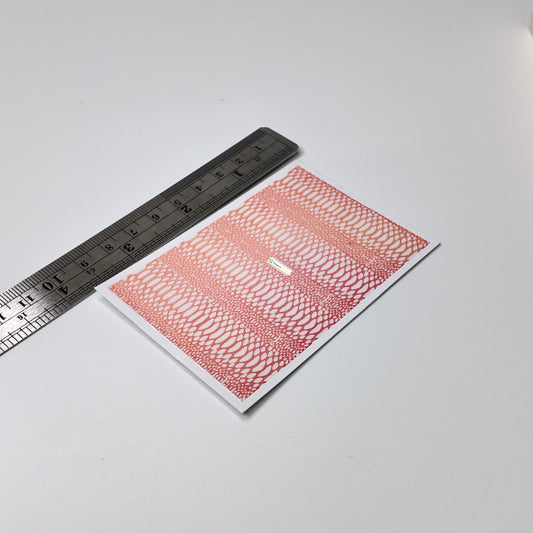 Snake Print Sticker Decal Sheet