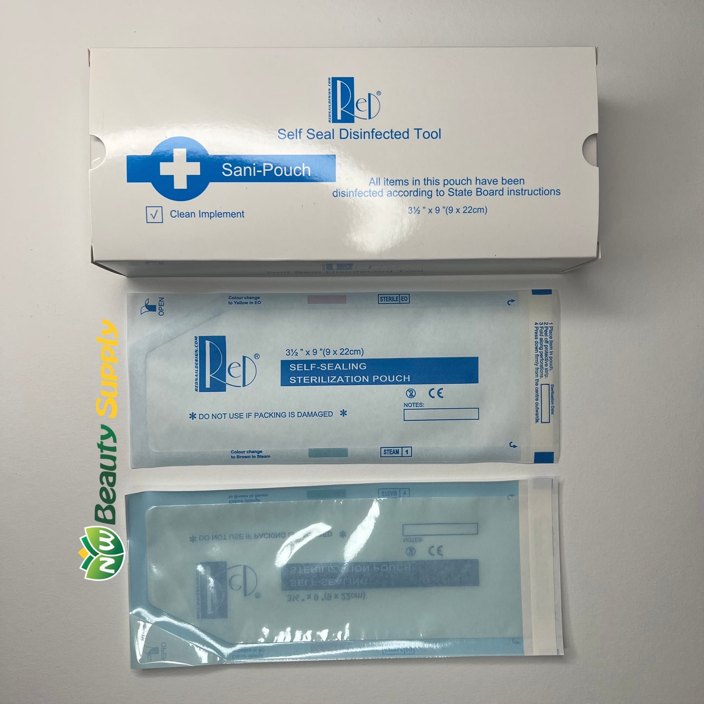 RED Sterilization Pouch Box