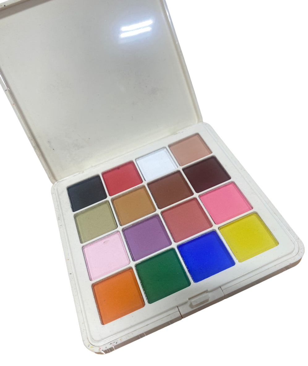 Nail Gradient Pigment Powder Pallet 16 colors