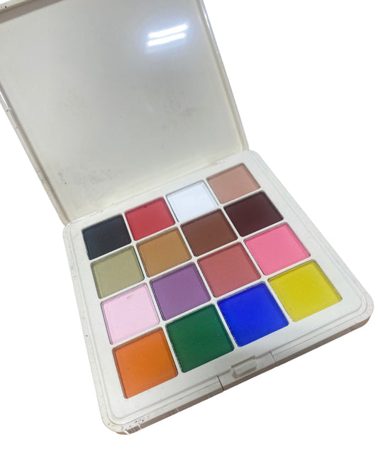 Nail Gradient Pigment Powder Pallet 16 colors