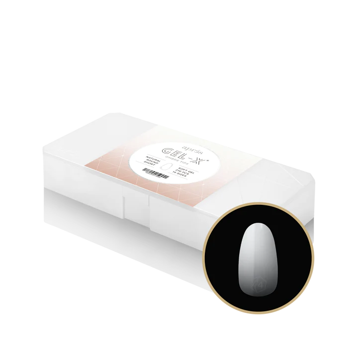 APRES Gel-X® Ombre Natural Round Short Box of Tips (210pcs)