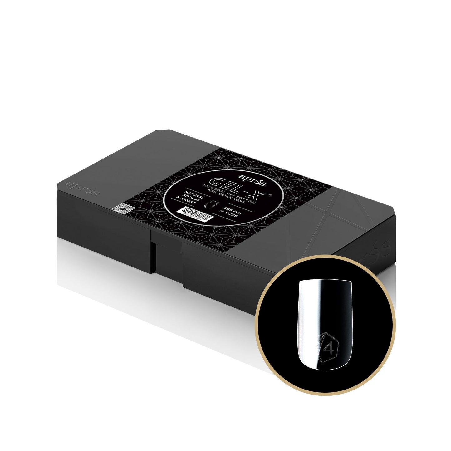 APRES Natural Square Box of Tips 2.0