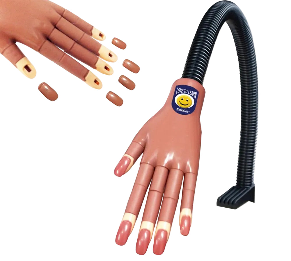Deluxe Smooth Nail Training Hand with Tips