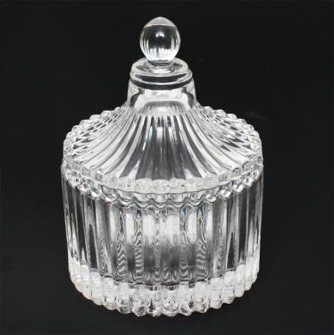 BER Vintage Glass Jar with Glass Lid