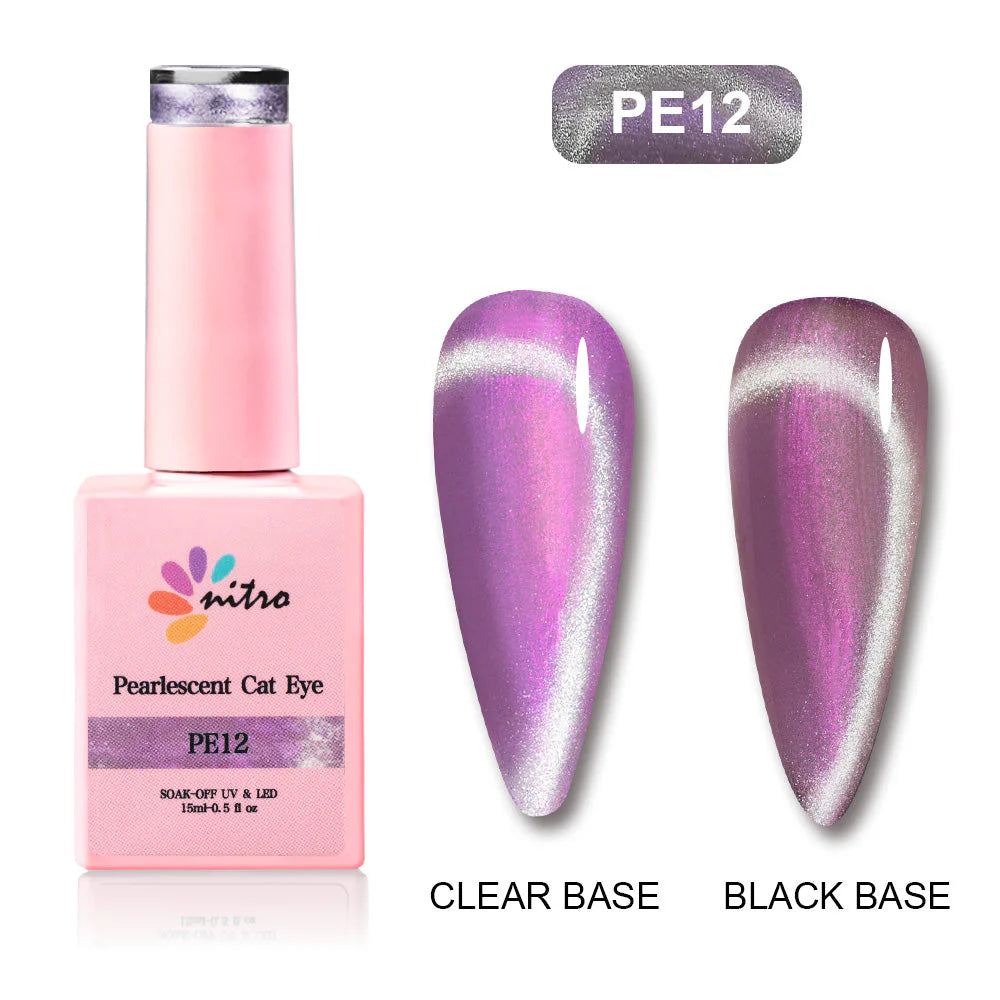 NITRO Pearlescent Cat Eye Gel Collection (12 Colors)