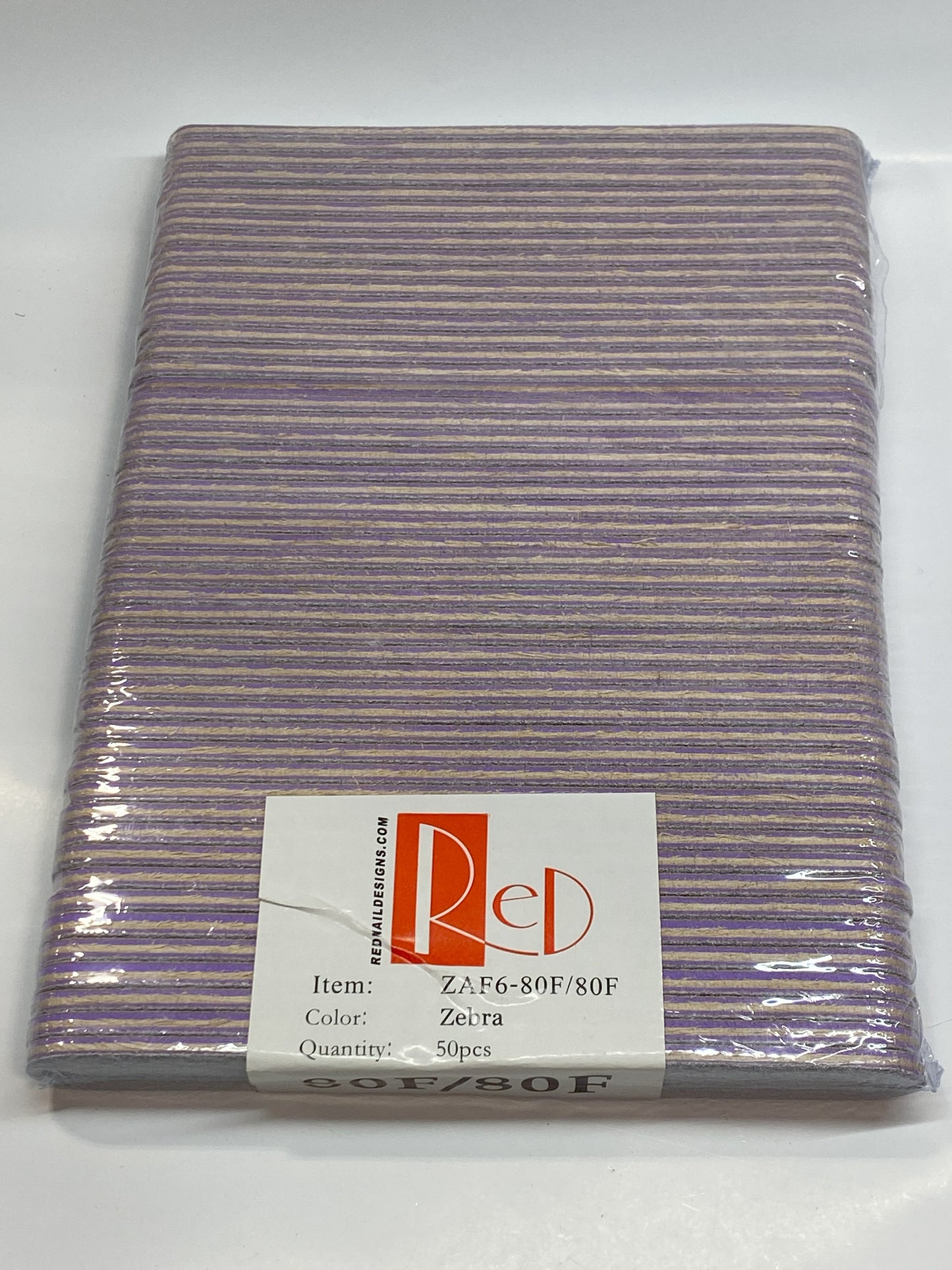 6" Zebra Files - 50ct