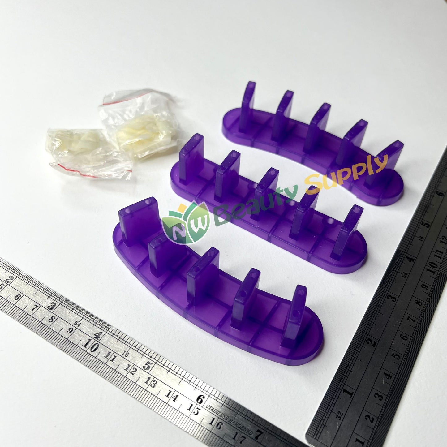 LIA Nail Art Stand - 3 pc + Tips