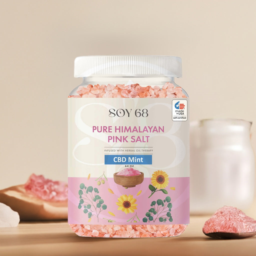 SOY 68 Pure Himalayan Pink Salt Bath Soak (0.5 Gal)