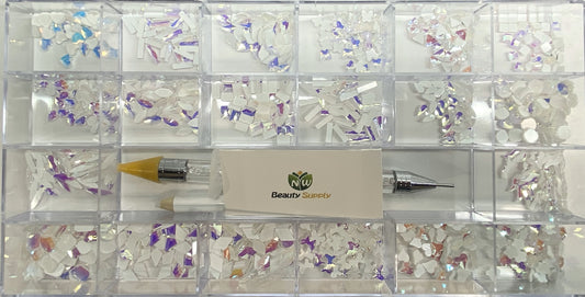 Rhinestone Charm Box #155