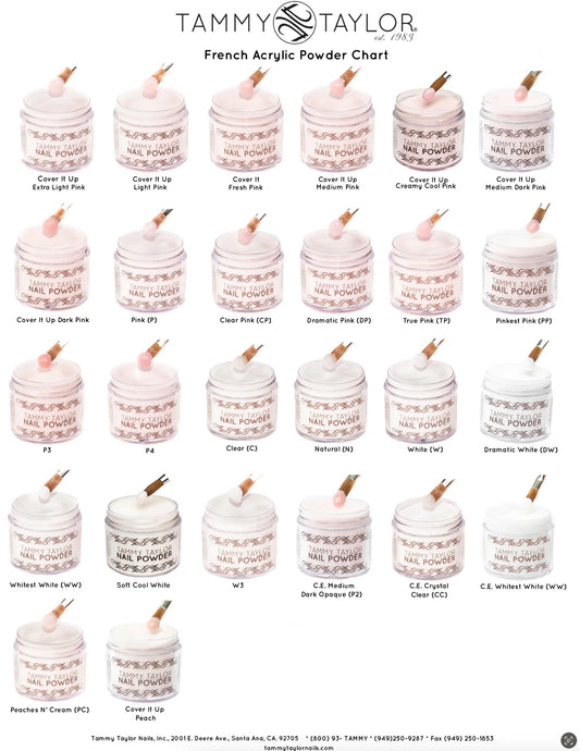 TTN Nail Powder - Cover It Up Dark Pink