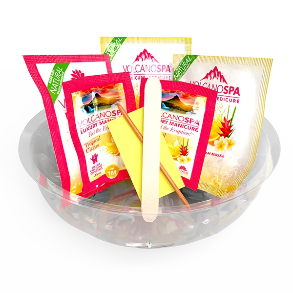 VolcanoSpa Luxury Manicure in a Bowl Tropical Citrus 30/Case