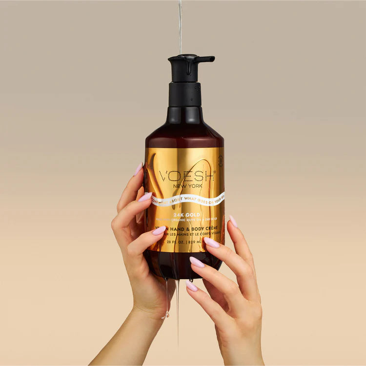 Voesh - VEGAN HAND & BODY CRÈME (28 OZ.) 24K Gold