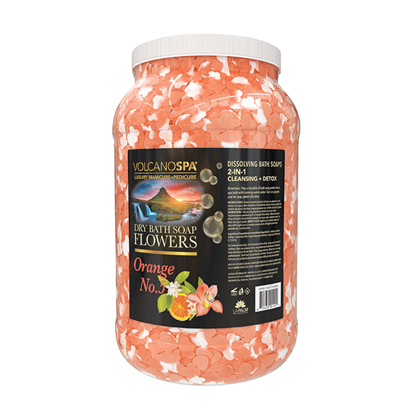 VolcanoSpa Dry Bath Flowers Orange No 5 Gallon