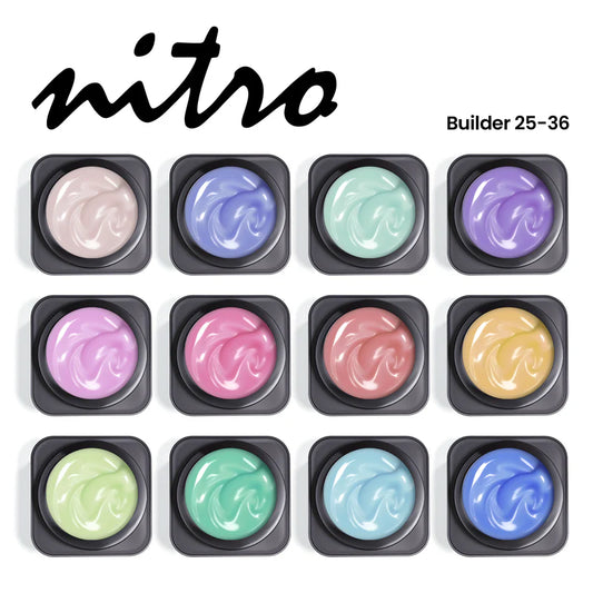 NITRO Builder Gel in Jar - Set 3 (#25-36)