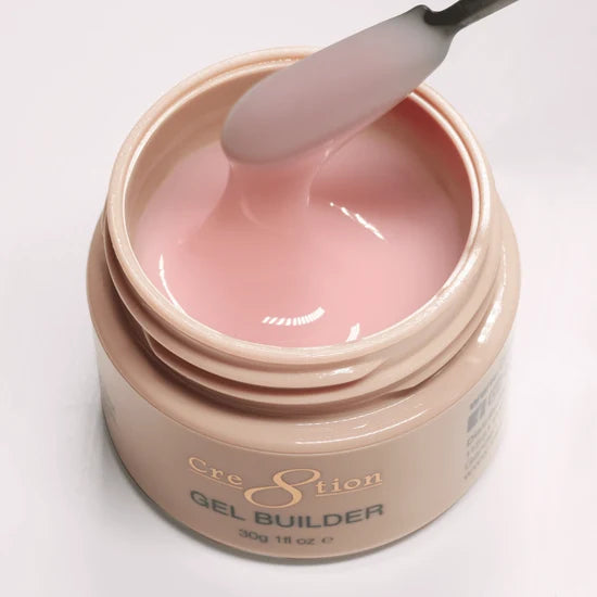Cre8tion Overlay/Builder Gel in Jar 1oz - #04 Porcelain