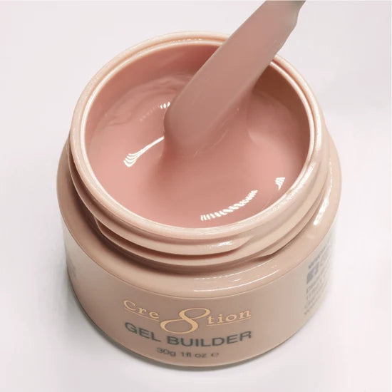 Cre8tion Overlay/Builder Gel in Jar 1oz - #11 Biscotti Cream