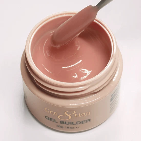 Cre8tion Overlay/Builder Gel in Jar 1oz - #14 Intense Coral
