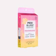 Voesh Pedi in a Box Deluxe 4 Step - Coco Colada Oasis ** LIMITED EDITION** 50/case