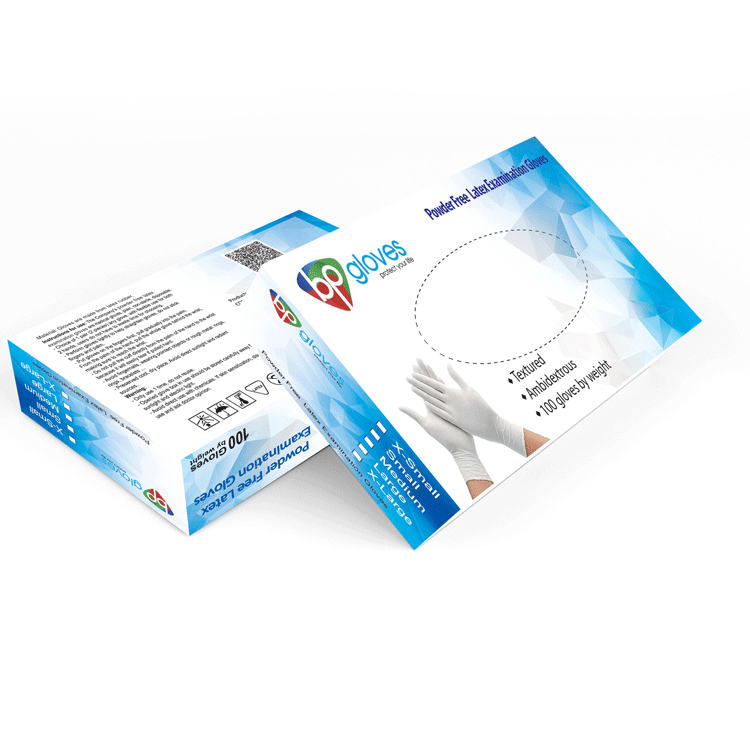 BP Powder Free Latex Glove Box