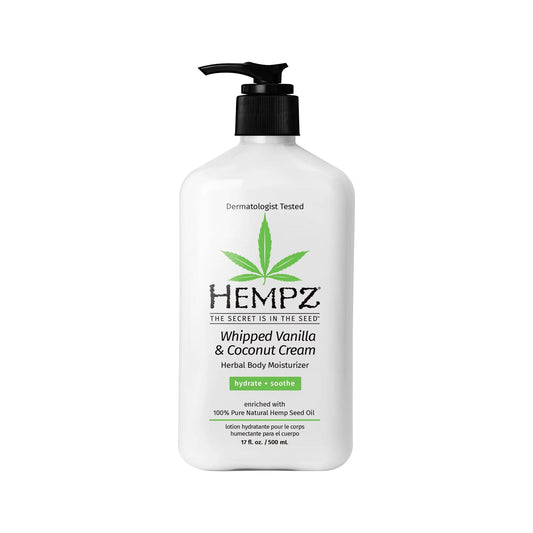 HEMPZ Whipped Vanilla & Coconut Cream Herbal Body Moisturizer