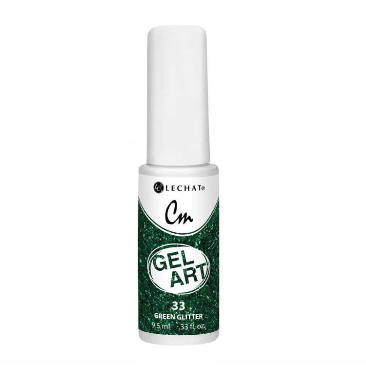 CM Gel Art (0.33oz) - Green Glitter