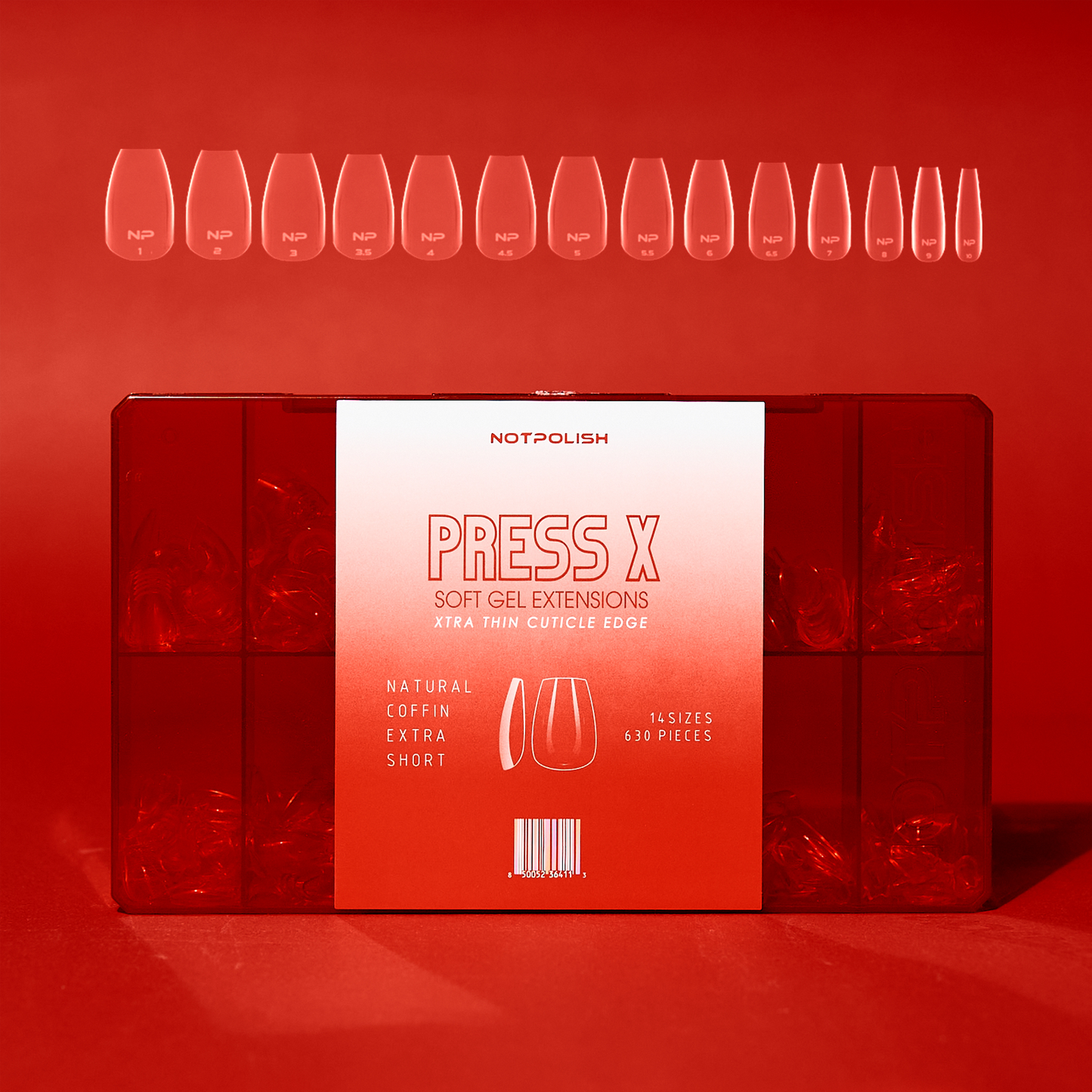 NotPolish Press X Natural Coffin XShort Tip Box