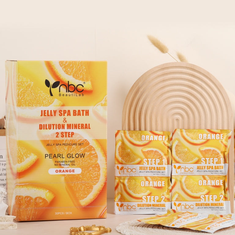 NBC 2in1 Jelly Pedicure Single Pack - Orange