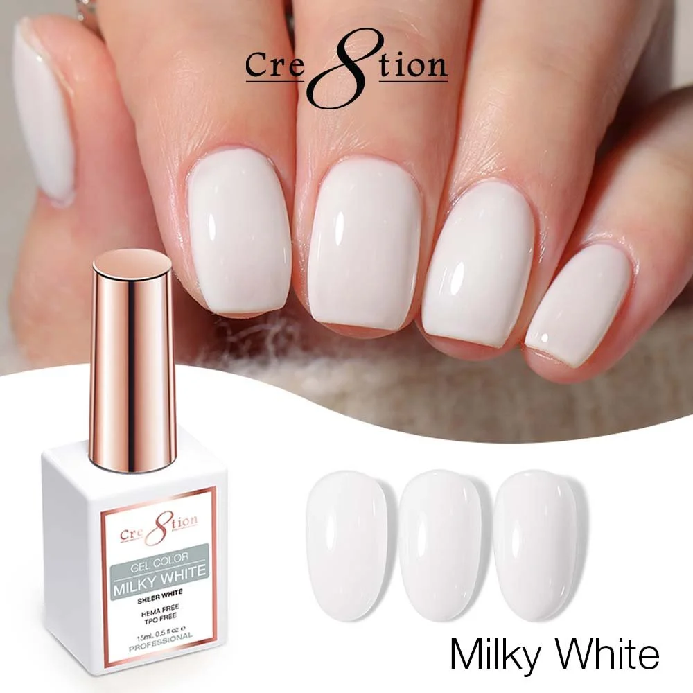 CRE8TION Milky White Gel