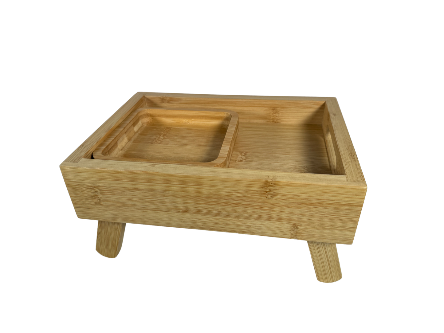 2EO 2in1 Bamboo Tray & Plate