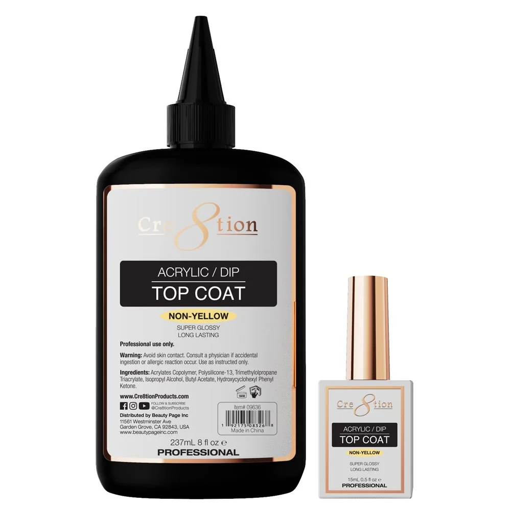 CRE8 Acrylic & Dip Top Coat